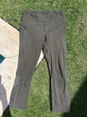 Lululemon Olive Green Athletic Leggings
